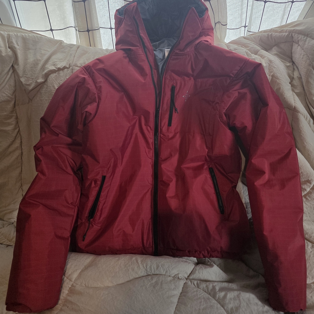 Alpine Red and Gray Winter Jacket
